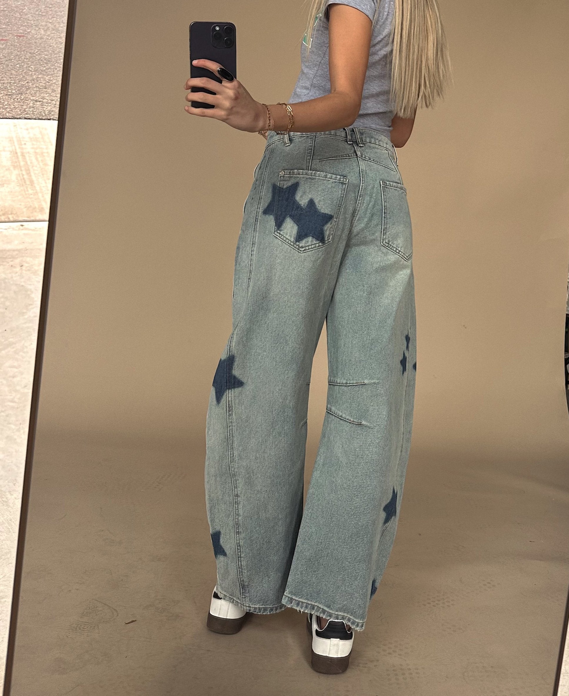 Free People Barrel jeans