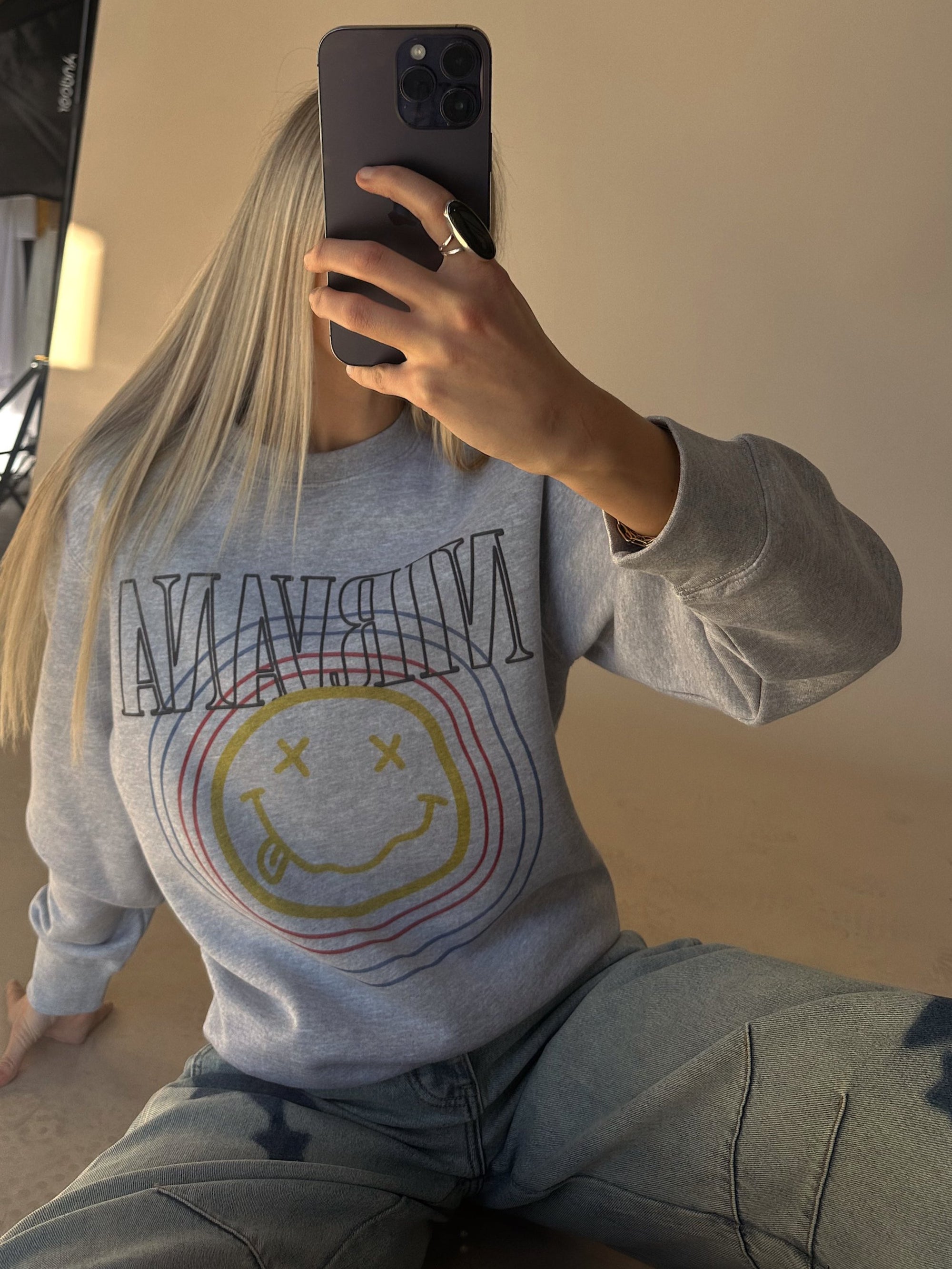 Pink Nirvana Sweatshirt