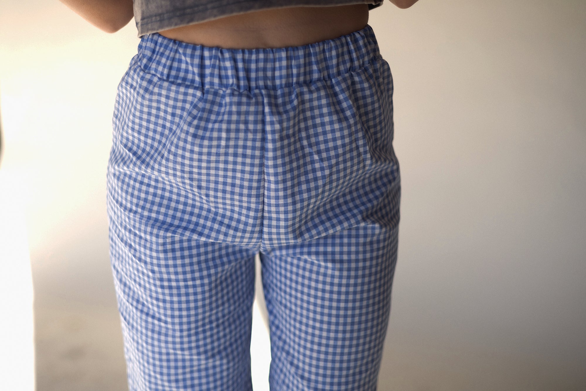 Gingham Pants