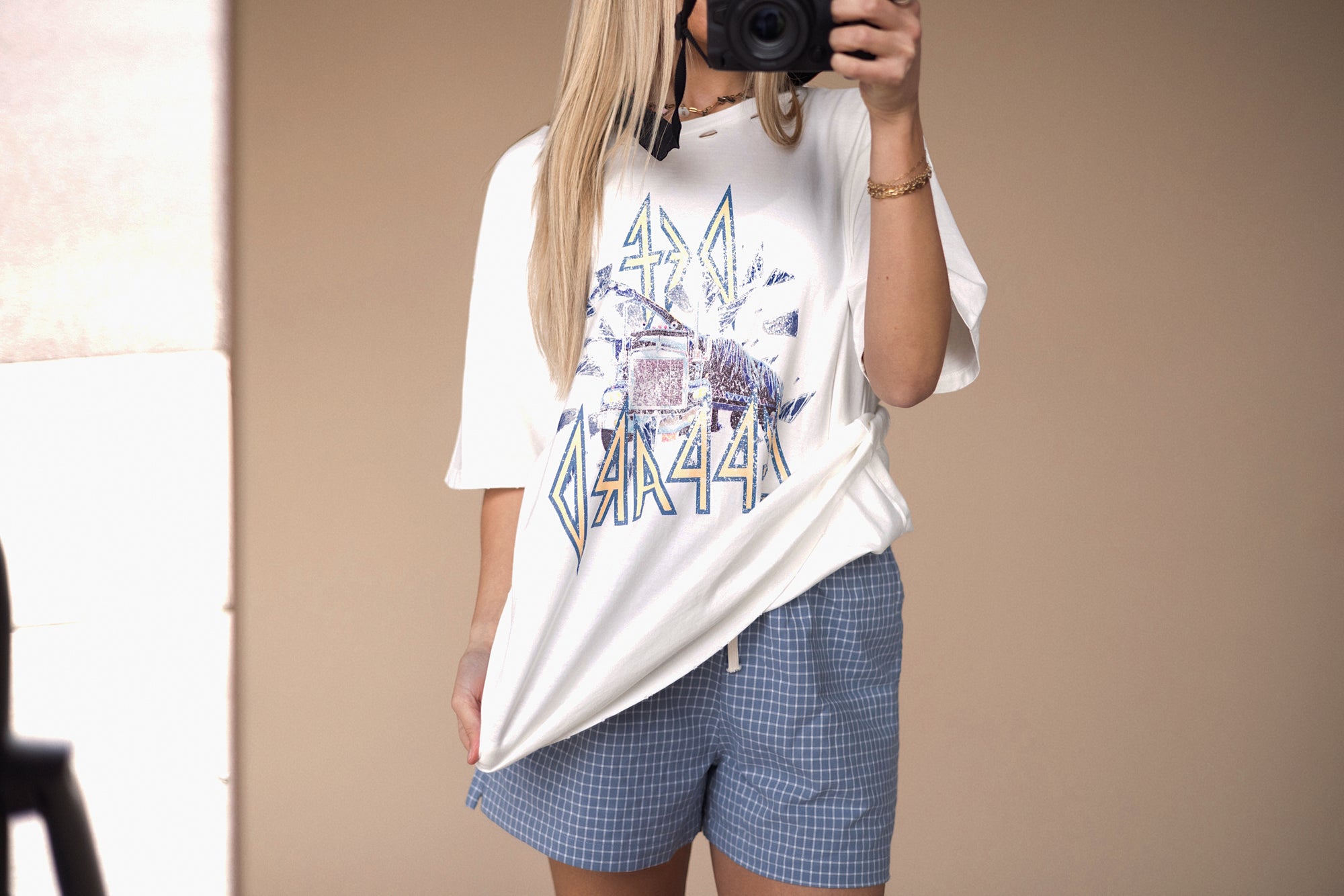 White Graphic Tee