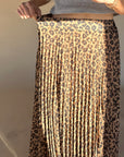 Leopard print skirt